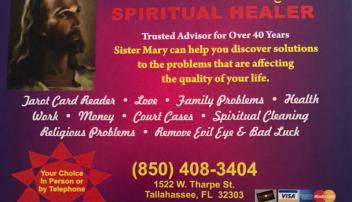 Sister Mary, Spiritual Healer