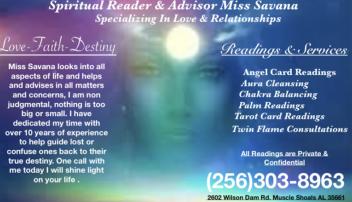 Spiritual Reader and Advisor Savana