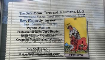 Rev. Kennedy Turner, The Cat's Meow, Tarot and Talismans, LLC