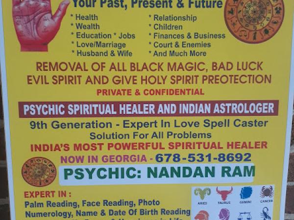 Psychic and spiritual healer Indian astrologer photo