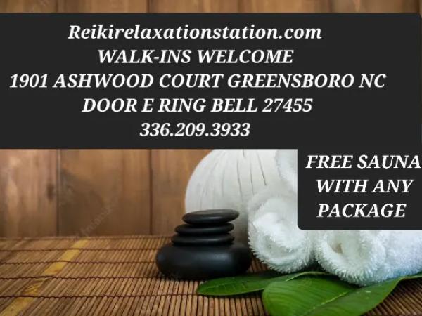 Reikirelaxationstation, spa, health, reiki massage, energy, healing photo