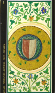 Ace of Pentacles front