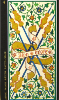 Four of Wands front