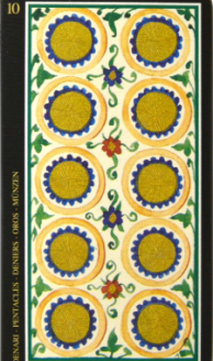 Ten of Pentacles front